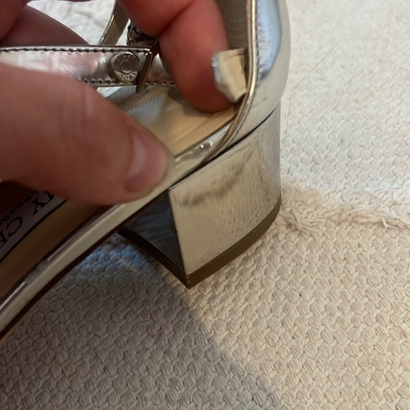 Jimmy Choo silver Heeled Sandals - Size 40 (9) - Picture 9 of 10